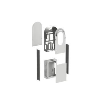 Metal kit EVlink Pro AC Jord Singel - 1
