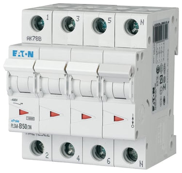 Automatsikring 50A 3P+N C 4M 6KA - 1