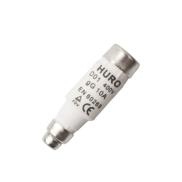 Sikring D01 10 ampere (5-styk) rød - 1
