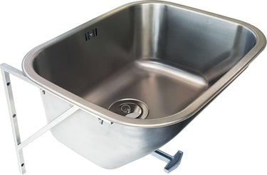 Juvel Tempra vaskekar 500 x 400 x 230 mm rustfri stål - 1