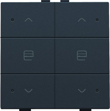 Motortryk dobbelt med LED anthracite NHC - 1