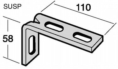 Vinkelophæng susp-g - 1