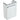 Geberit Renova Compact vaskeskab 448 x 252 x 604 mm 1 låge/håndkl.holder th blankpoleret hvid højkomprimeret trelags-spånplade lakeret - 1