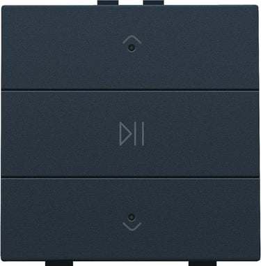 Audio tryk med LED anthracite NHC - 1
