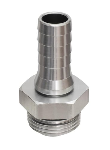 KABI Swirvel 1" med Ø19mm slangestuds - 1