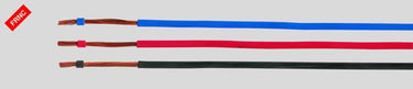 Monteringsledning H05Z-K sort 1X0.5 - 1