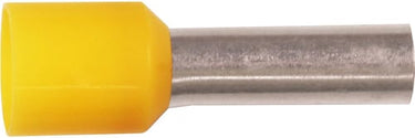 Isoleret ABIKO terminalrør KA6-12ETD 6mm² L12 Gul - 1