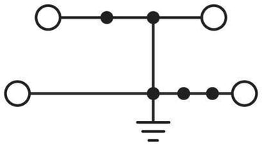 Jordleder-etageklemme UTTB 2,5-PE - 1