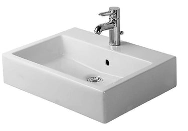 Duravit Vero håndvask 60 x 47 cm uden hanehul til væg - 1