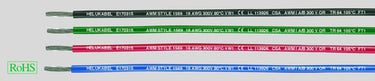 Monteringsledning UL-STYLE 1569 CSA AWG 18 300 V rød - 1