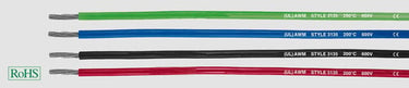 Monteringsledning UL-STYLE 3135 600V AWG 16 sort - 1