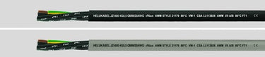 Styrekabel OZ-600 UL/CSA 2x0,75/AWG19 sort - 1