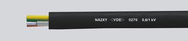 Installationskabel NA2XY-O 1x240rm sort afmål - 1