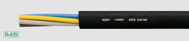 Installationskabel N2XY-J 4G25rm sort afmål - 1