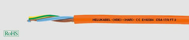 Plastkappeledning H05VV-F/SJT 3xAWG15/1,65 gul afmål - 1