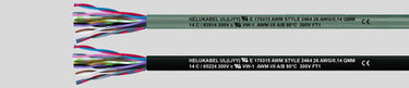 Multikabel UL (LiYY-TP) Style 2464 300V 6x2x0,14 grå afmål - 1