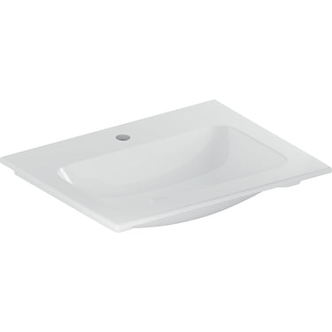 Geberit Icon håndvask 600 x 480 x 130 mm hvid porcelæn KeraTect - 1