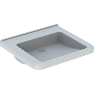 Geberit Renova Comfort Square håndvask 600 x 550 x 155 mm hvid porcelæn - 1