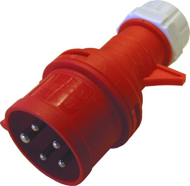 Cee 5 polet stikprop 16A IP44 rød - 1