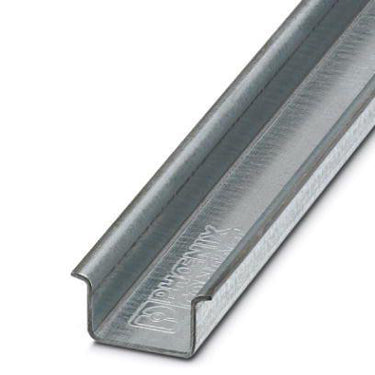 DIN-skinne NS35/15 uden huller forzinket L=2m - 1