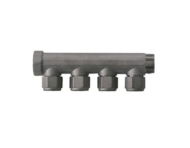 Pettinaroli fordelerrør messing TEA 4 x 15 mm afgrening - 1