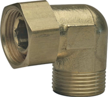 Uponor Fluvia vinkel muffe/nippel 3/4" - 1