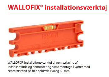 Værktøj Wallofix til koblingsdåse - 1
