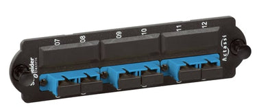 HD montageplade 3xSC duplex singlemode (incl adaptore) - 1