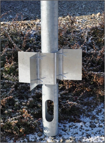 Vingefundament Ø 108 -140 mm - 1