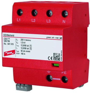 Kombiafleder Type 1 + Type 2 + Type 3 DEHNshield TT 255 FM - 1