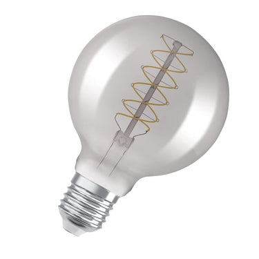 OSRAM Vintage 1906 LED globe95 smoke spiral filament ultra tynd 360lm 7,8W/818 (30W) E27 dæmpbar - 1
