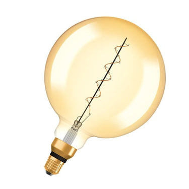 OSRAM Vintage 1906 LED globe200 guld spiral filament ultra tynd 400lm 4,8W/822 (33W) E27 dæmpbar - 1