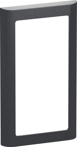 LK FUGA SOFT designramme for 2-modul indsats lodret koksgrå - 1