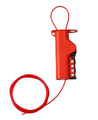 Kabel lockout til flere formål med vinylbelagt metalkabel - 2,44 m - 1