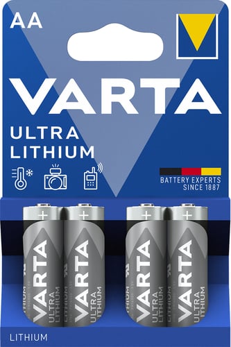 Varta batteri Lithium AA 6106 4-PAK - 1