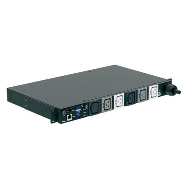 Powerpanel MI 19" 1U 415V/16A 6xC19 med 3m ledning sort - 1