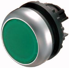 Lampetryk fladt grønt M22-DL-G - 1