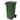 Industribeholder 120 L med hjul grøn - 1