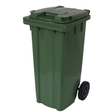 Industribeholder 120 L med hjul grøn - 1