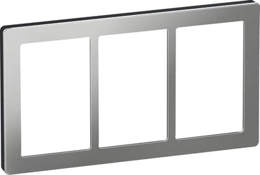 LK FUGA PURE designramme stål 3x1,5 modul stål - 1