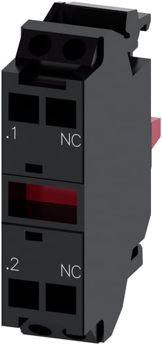 Kontaktmodul med 1 Kontakt element 1NC fjeder terminal - 1