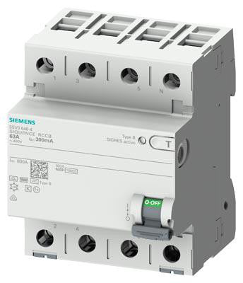 PFI 4-polet Type B 40A 300 mA 400VAC korttidsforsinket - 1