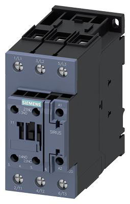 Power kontaktor AC-3 50 A 22 kW / 400 V 1 NO + 1 NC AC / DC 20-33 V med varistor 3-polet - 1