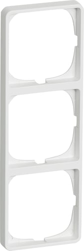FUGA ramme Baseline 50 3 modul hvid - 1