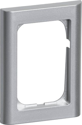FUGA ramme Softline 68 1,5 modul stålmetallic - 1