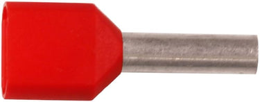 Isoleret TWIN-terminalrør A1-12ETT2 2x1mm² L12 Rød - 1