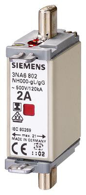 NH-sikring NH000 80A GL/GG 500V 3NA6824 - 1