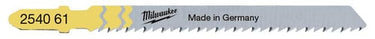 Stiksavklinge 75 mm / 2,5 mm for træ og plastik 25 stk T101B - 1