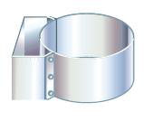 Metalbestos Multi50 vægforankring Ø230/130 afstand 100 mm - 1