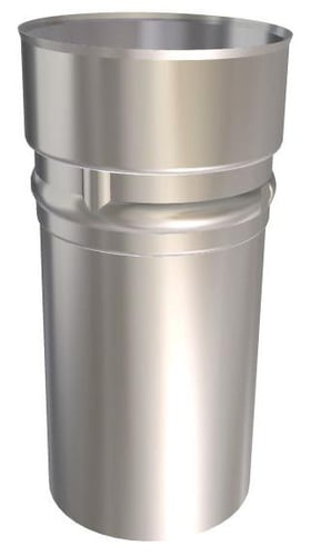 Metalbestos Omega startkobling til stålforing Ø130 mm - 1